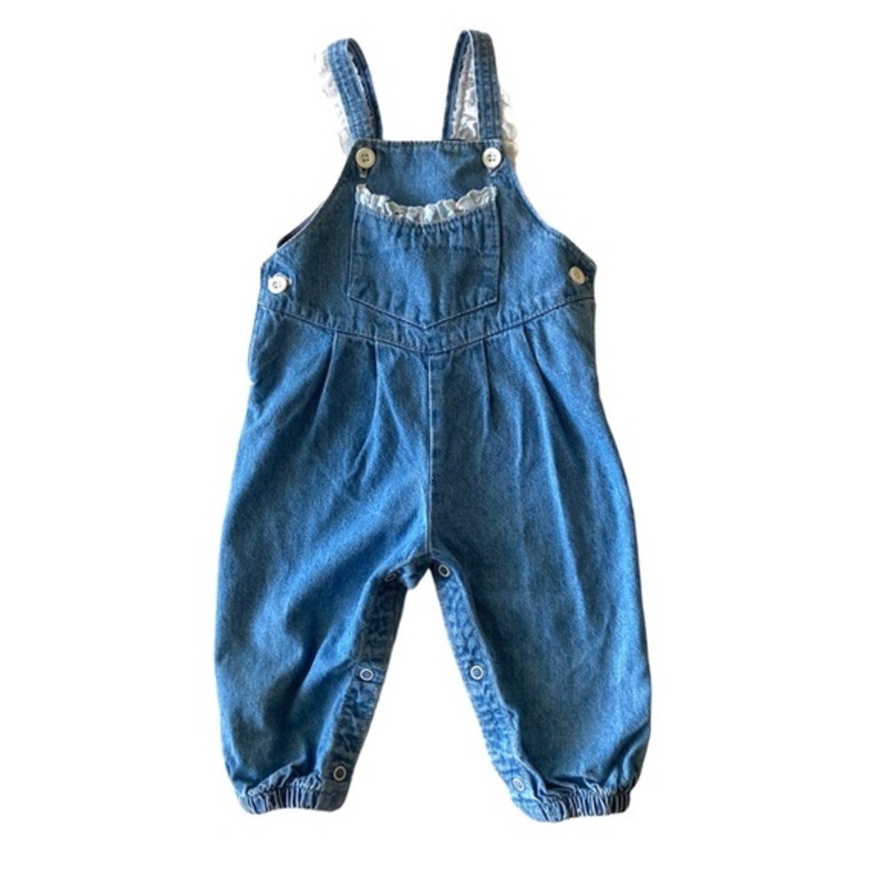VINTAGE MADEWELL Overalls Lace Denim Pants